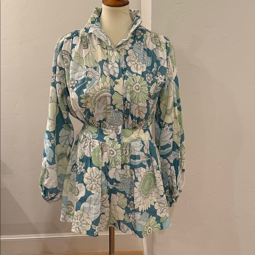 Guess floral print romper